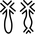 120px-rongorongo_067svg Easter Island palm tree glyphs